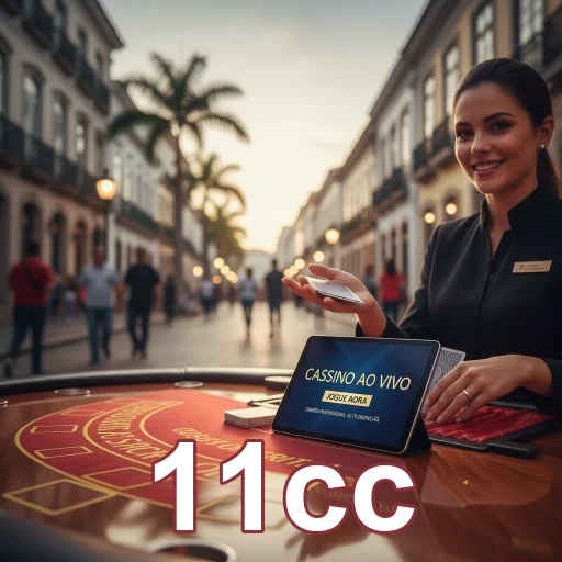 Jogador utilizando app 11cc em um celular